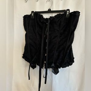 Black Lace Corset - 3XL